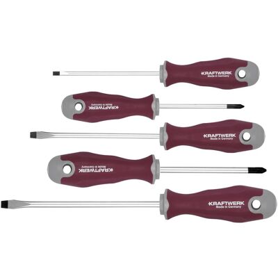 Kraftwerk - Pro Line Schraubendrehersatz - 5-teilig Kraftwerk - Pro Line Schraubendrehersatz - 5-teilig