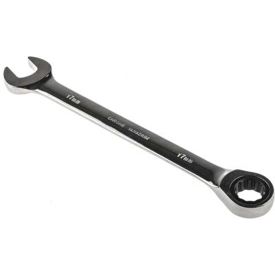 RS PRO, Schraubenschlüssel, Ratschen-Kombischlüssel 17mm (17 mm) RS PRO, Schraubenschlüssel, Ratschen-Kombischlüssel 17mm (17 mm)