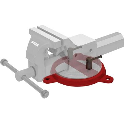 Stier, Schraubstock + Zwinge, Drehteller für Parallelschraubstock Grösse 100 Stier, Schraubstock + Zwinge, Drehteller für Parallelschraubstock Grösse 100