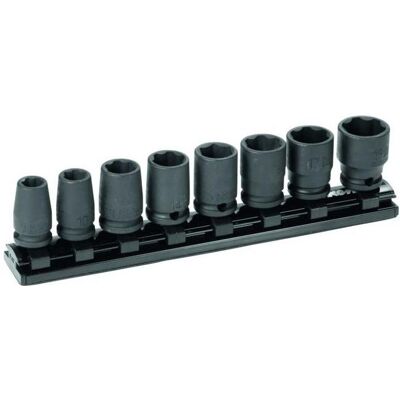 Koken, Steckschlüssel + Stecknuss, KO-KEN IMPACT-Satz 8-teilig, 6-kant, 3/8 Zoll Surface Drive Koken, Steckschlüssel + Stecknuss, KO-KEN IMPACT-Satz 8-teilig, 6-kant, 3/8 Zoll Surface Drive
