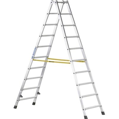 Zarges, Leiter + Gerüst, Nova B - Stufen-Stehleiter 2 x 10 Stufen (Stehleiter) Zarges, Leiter + Gerüst, Nova B - Stufen-Stehleiter 2 x 10 Stufen (Stehleiter)