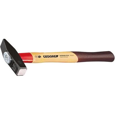 Gedore, Hammer, 600 H-600 Schlosserhammer ROTBAND-PLUS mit Hickorystiel, 600 g (840 g) Gedore, Hammer, 600 H-600 Schlosserhammer ROTBAND-PLUS mit Hickorystiel, 600 g (840 g)