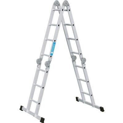 Zarges, Leiter + Gerüst, Multitec M Vielzweckleiter 2 x 3 und 2 x 4 Sprossen (Mehrzweckleiter, 419 cm) Zarges, Leiter + Gerüst, Multitec M Vielzweckleiter 2 x 3 und 2 x 4 Sprossen (Mehrzweckleiter, 419 cm)