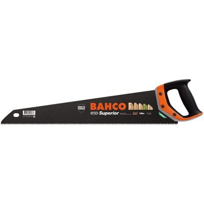 Bahco Handsäge, ERGO Superior Handsäge für feine bis mittelgrobe Materialien aus Holz 11/12 ZpZ 16" Bahco Handsäge, ERGO Superior Handsäge für feine bis mittelgrobe Materialien aus Holz 11/12 ZpZ 16"
