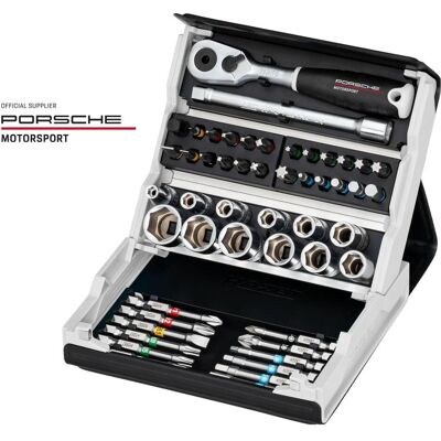 HAZET, Steckschlüssel + Stecknuss, 2200SC-2-PD Porsche Motorsport - Racing Tool Line SmartCase Steckschlüsselsatz 50-teilig (1/4") HAZET, Steckschlüssel + Stecknuss, 2200SC-2-PD Porsche Motorsport - Racing Tool Line SmartCase Steckschlüsselsatz 50-teilig (1/4")