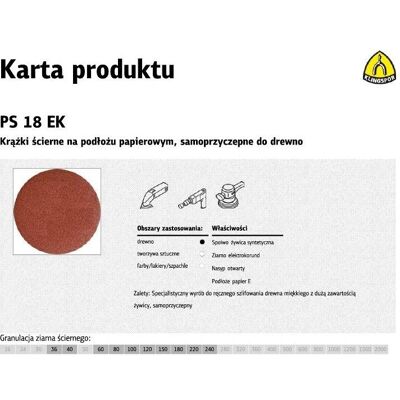 Klingspor, Schleifmittel, Klingors Schleifscheibe auf 150 mm Raps 36 PS 18 E 270242 (36) Klingspor, Schleifmittel, Klingors Schleifscheibe auf 150 mm Raps 36 PS 18 E 270242 (36)