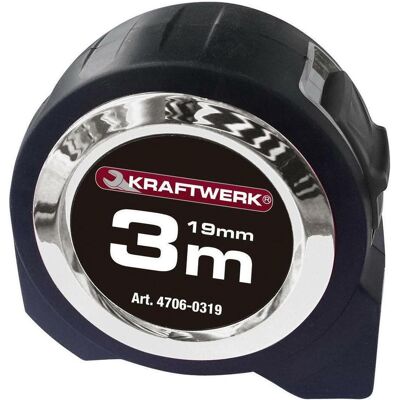 Kraftwerk, Längenmesswerkzeug, Profi-Rollmeter (3 m) Kraftwerk, Längenmesswerkzeug, Profi-Rollmeter (3 m)