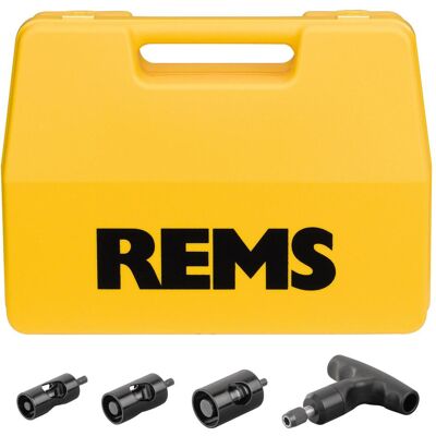 Rems, Raspel + Feile, 114002 R Kaligrat E Set Kaliberwerkzeug und Aussen-/Innenentgrater 16×2,,25+20×2,5+25×2,5/26×3 Rems, Raspel + Feile, 114002 R Kaligrat E Set Kaliberwerkzeug und Aussen-/Innenentgrater 16×2,,25+20×2,5+25×2,5/26×3