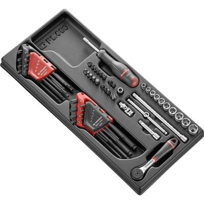 Facom, Steckschlüssel + Stecknuss, Steckschlüsselsatz, 52-teilig, 1/4 Zoll, Typ Buchsenmodul Facom, Steckschlüssel + Stecknuss, Steckschlüsselsatz, 52-teilig, 1/4 Zoll, Typ Buchsenmodul