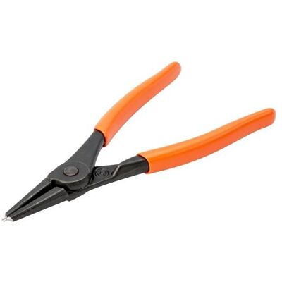 Bahco Zange, Zange für Aussensicherungsringe mit geraden Backen, brüniert 180 mm (180 mm) Bahco Zange, Zange für Aussensicherungsringe mit geraden Backen, brüniert 180 mm (180 mm)