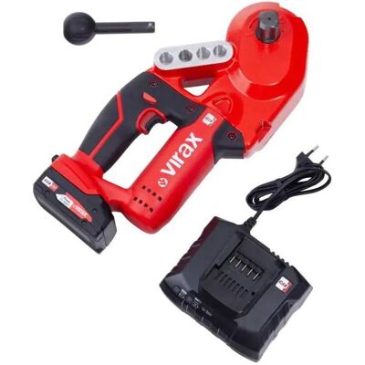 Virax, Schraubstock + Zwinge, MINISTEM-BIEGEZANGE 18V 14-16-20-26MM KOMPAKTES und LEICHTES 18V Biegegerät 4,9 kg / 1x 2,0 Ah Virax, Schraubstock + Zwinge, MINISTEM-BIEGEZANGE 18V 14-16-20-26MM KOMPAKTES und LEICHTES 18V Biegegerät 4,9 kg / 1x 2,0 Ah