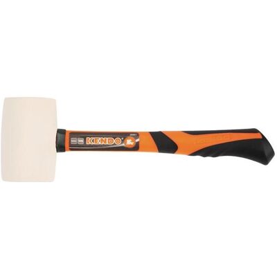 Kendo, Hammer, Gummihammer mit Fiberglasstiel (680 g) Kendo, Hammer, Gummihammer mit Fiberglasstiel (680 g)