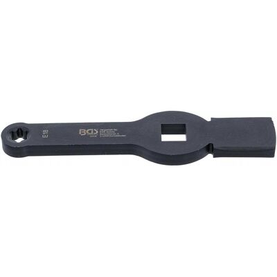BGS, Schraubenschlüssel, Schlag-Ringschlüssel E-Profil (für Torx) mit 2 Schlagflächen SW E18 BGS, Schraubenschlüssel, Schlag-Ringschlüssel E-Profil (für Torx) mit 2 Schlagflächen SW E18