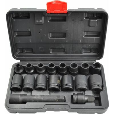 Awtools - IMPACT STECKSCHLÜSSEL-SET 1/2 15-teilig Awtools - IMPACT STECKSCHLÜSSEL-SET 1/2 15-teilig