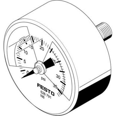 Festo, Detektor, MA-50-36-R1/4-PSI-E-RG 526788 Manometer (Druckmessgerät) Festo, Detektor, MA-50-36-R1/4-PSI-E-RG 526788 Manometer (Druckmessgerät)
