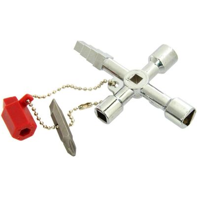 GEKO - Universal Chain Hex Key Set - 4 keys - chain - hand tool set GEKO - Universal Chain Hex Key Set - 4 keys - chain - hand tool set