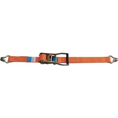 Dolezych, Spanngurt + Ladungssicherung, Zurrgurt DIN EN 12195-2 Länge 6 m Breite 50 mm mit Ratsche + Spitzhaken LC U 5000 daN Dolezych, Spanngurt + Ladungssicherung, Zurrgurt DIN EN 12195-2 Länge 6 m Breite 50 mm mit Ratsche + Spitzhaken LC U 5000 daN