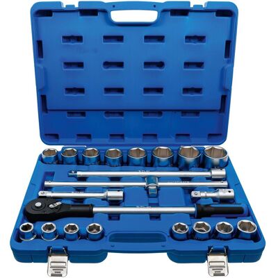 BGS, Steckschlüssel + Stecknuss, Steckschlüssel-Satz (19 mm, 21 mm, 22 mm, 23 mm, 24 mm, 26 mm, 27 mm, 30 mm, 32 mm, 34 mm, 36 mm, 38 mm, 41 mm, 46 mm, 48 mm, 50 mm) BGS, Steckschlüssel + Stecknuss, Steckschlüssel-Satz (19 mm, 21 mm, 22 mm, 23 mm, 24 mm, 26 mm, 27 mm, 30 mm, 32 mm, 34 mm, 36 mm, 38 mm, 41 mm, 46 mm, 48 mm, 50 mm)