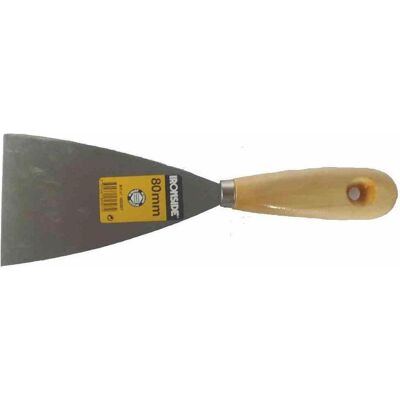 Ironside, Kelle + Spachtel, Malerspachtel 80mm mit Holzgriff (8 cm) Ironside, Kelle + Spachtel, Malerspachtel 80mm mit Holzgriff (8 cm)