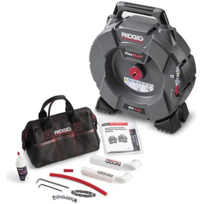 Ridgid, Bolzenschneider + Seitenschneider, FlexShaft Trommel, 15,2 m, 1¼” - 2 Ridgid, Bolzenschneider + Seitenschneider, FlexShaft Trommel, 15,2 m, 1¼” - 2