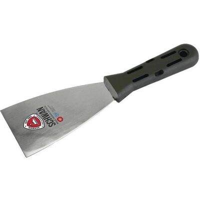 Schwan, Kelle + Spachtel, Malerspachtel Breite 60 mm poliert Kunststoffheft rostfreier Stahl (6 cm) Schwan, Kelle + Spachtel, Malerspachtel Breite 60 mm poliert Kunststoffheft rostfreier Stahl (6 cm)