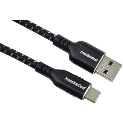 PremiumCord Kabel USB-C na USB 3.0, 5Gbit/s, 1m (1 m, USB 3.2 Gen 1), USB Kabel PremiumCord Kabel USB-C na USB 3.0, 5Gbit/s, 1m (1 m, USB 3.2 Gen 1), USB Kabel
