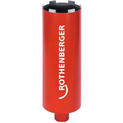 Rothenberger D.102mm L.330mm Kernbohrer - Hochgeschwindigkeit Trocknen, 10 Segmente Rothenberger D.102mm L.330mm Kernbohrer - Hochgeschwindigkeit Trocknen, 10 Segmente