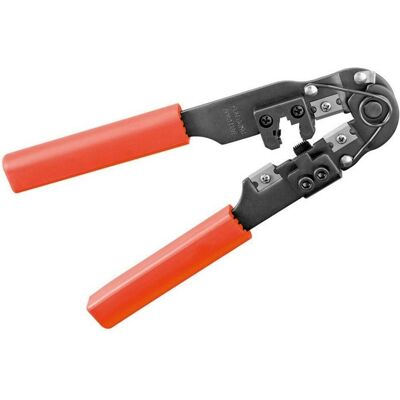 Dsit, Zange, Crimp Zange für RJ 45 Stecker mit Kabelschneider und Abisolierer (254 mm) Dsit, Zange, Crimp Zange für RJ 45 Stecker mit Kabelschneider und Abisolierer (254 mm)