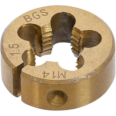 BGS, Gewindeschneider + Gewindebohrer, Gewindeschneideisen M14 x 1,5 x 30 mm BGS, Gewindeschneider + Gewindebohrer, Gewindeschneideisen M14 x 1,5 x 30 mm
