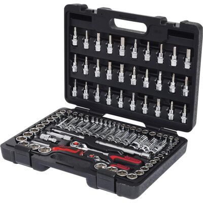 KS Tools, Steckschlüssel + Stecknuss, 1/4"+3/8" CHROMEplus Steckschlüssel-Satz, 99 Teile, 6-kant, Zollgr., umschaltb KS Tools, Steckschlüssel + Stecknuss, 1/4"+3/8" CHROMEplus Steckschlüssel-Satz, 99 Teile, 6-kant, Zollgr., umschaltb