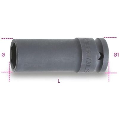 BETA, Steckschlüssel + Stecknuss, 007200380 Hammerkopf 1/2" lang 30 mm BETA, Steckschlüssel + Stecknuss, 007200380 Hammerkopf 1/2" lang 30 mm