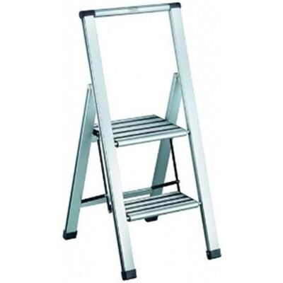 technocraft, Leiter + Gerüst, Alu-Klappleiter SLIMSTER, 2 Stufen (Stehleiter, 44 cm) technocraft, Leiter + Gerüst, Alu-Klappleiter SLIMSTER, 2 Stufen (Stehleiter, 44 cm)