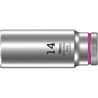 Wera, Steckschlüssel + Stecknuss, 8790 HMA Deep 14,0 (14 mm) Wera, Steckschlüssel + Stecknuss, 8790 HMA Deep 14,0 (14 mm)