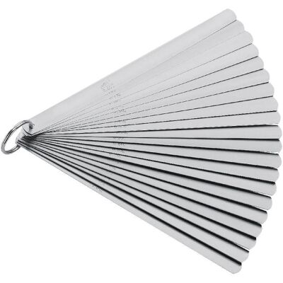 BRW, Messlehre, Fühlerlehren-Satz 20 Blatt 300 mm / 0.1...2.00 BRW, Messlehre, Fühlerlehren-Satz 20 Blatt 300 mm / 0.1...2.00