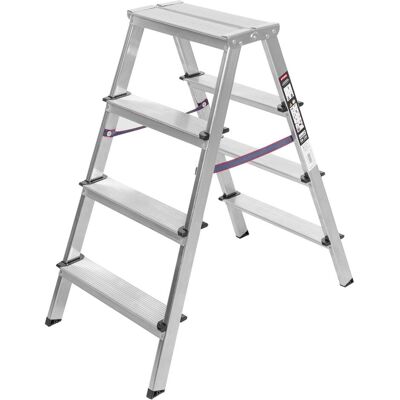Stier, Leiter + Gerüst, Stufen Stehleiter 2x4 Stufen beidseitig begehbar FI-4 (Stehleiter) Stier, Leiter + Gerüst, Stufen Stehleiter 2x4 Stufen beidseitig begehbar FI-4 (Stehleiter)