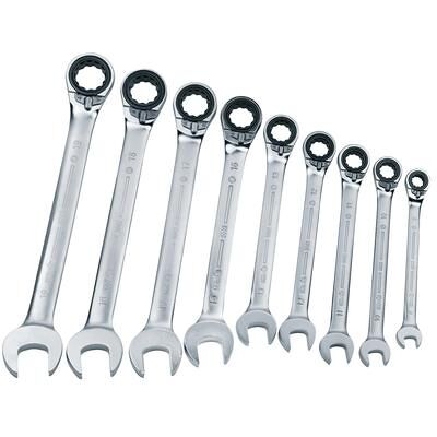 Peddinghaus, Schraubenschlüssel, Ring-Ratschenschluesselsatz 9-Teilig Groessen 8-19 mm - Im Karton (19 mm, 8 mm, 9 mm) Peddinghaus, Schraubenschlüssel, Ring-Ratschenschluesselsatz 9-Teilig Groessen 8-19 mm - Im Karton (19 mm, 8 mm, 9 mm)