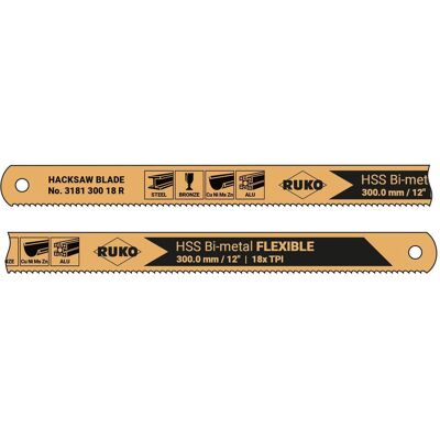 Ruko, Handsäge, Handsägeblatt HSS bi-flexible Ruko, Handsäge, Handsägeblatt HSS bi-flexible