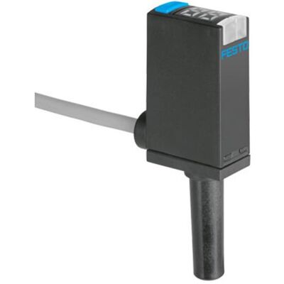 Festo, Detektor, Sensore di pressione PNP NPN SPAE-V1R-S4-PNLK-2.5K (Druckmessgerät) Festo, Detektor, Sensore di pressione PNP NPN SPAE-V1R-S4-PNLK-2.5K (Druckmessgerät)