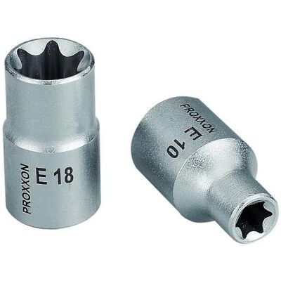 Proxxon, Steckschlüssel + Stecknuss, 3/8" Aussentorx-Einsatz E 6 Proxxon, Steckschlüssel + Stecknuss, 3/8" Aussentorx-Einsatz E 6
