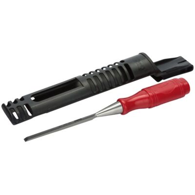 Bahco Beitel + Handhobel, Stechbeitel mit rotem Griff aus Polypropylen, 10 mm (10 mm) Bahco Beitel + Handhobel, Stechbeitel mit rotem Griff aus Polypropylen, 10 mm (10 mm)