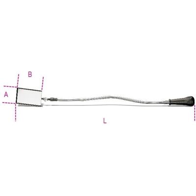 Beta Tools, Fahrzeug Werkzeug, INSPEKTIONSPIEGEL RECHTECKIG. 600MM 1715FL/A BETA UTENSILI SPA Beta Tools, Fahrzeug Werkzeug, INSPEKTIONSPIEGEL RECHTECKIG. 600MM 1715FL/A BETA UTENSILI SPA