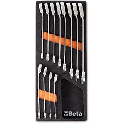 Beta M45 Handwerkzeugsatz - 12-tlg. Kombinationsschlüssel in EVA-Koffer Beta M45 Handwerkzeugsatz - 12-tlg. Kombinationsschlüssel in EVA-Koffer