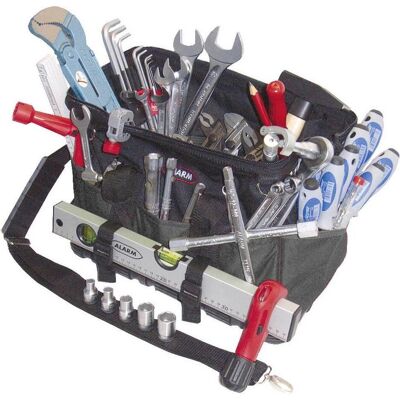 Alarm, Werkzeugkoffer, Werkzeuge 56077130 Werkzeugtasche bestückt (L x B x H) 460 x 220 x 220 Alarm, Werkzeugkoffer, Werkzeuge 56077130 Werkzeugtasche bestückt (L x B x H) 460 x 220 x 220