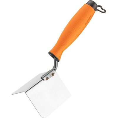 Neo, Kelle + Spachtel, Stukkateurkelle, gewinkelt, extern, 80 mm, Zweikomponentengriff (8 cm) Neo, Kelle + Spachtel, Stukkateurkelle, gewinkelt, extern, 80 mm, Zweikomponentengriff (8 cm)
