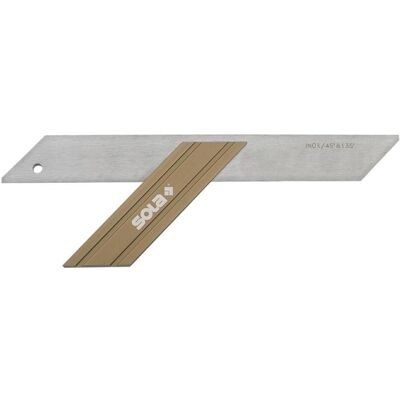 Sola Messwerkzeuge, Wasserwaage, KĄTOWNIK DO UKOSÓW 300 x 110mm GWB 300 (11 cm) Sola Messwerkzeuge, Wasserwaage, KĄTOWNIK DO UKOSÓW 300 x 110mm GWB 300 (11 cm)