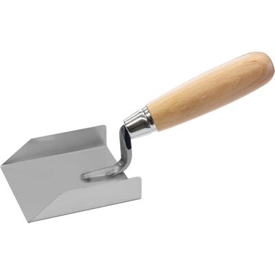 Tectool, Kelle + Spachtel, STUKKATEUR ECKENSPACHTEL, ROSTFREI, HOLZ, 80X80MM Tectool, Kelle + Spachtel, STUKKATEUR ECKENSPACHTEL, ROSTFREI, HOLZ, 80X80MM