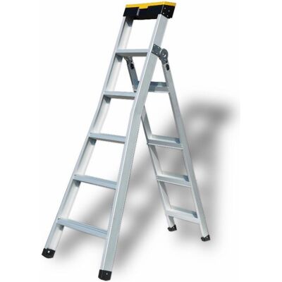 Batavia, Leiter + Gerüst, Multifunktionsleiter 2-in-1 (Anlegeleiter, Stehleiter, 299 cm) Batavia, Leiter + Gerüst, Multifunktionsleiter 2-in-1 (Anlegeleiter, Stehleiter, 299 cm)