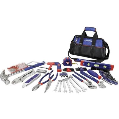 Workpro, Werkzeugkoffer, WP209010 Werkzeugset Heimwerker, Universal in Tasche 156teilig (156 Teile) Workpro, Werkzeugkoffer, WP209010 Werkzeugset Heimwerker, Universal in Tasche 156teilig (156 Teile)