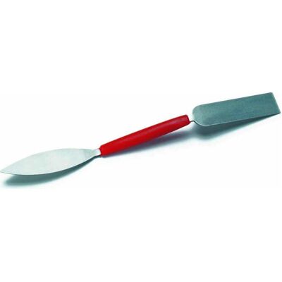 Cimco, Kelle + Spachtel, Doppelspachtel, Griff kunststoffüberzogen, Breite 20 mm, Grösse 225 mm (2 cm) Cimco, Kelle + Spachtel, Doppelspachtel, Griff kunststoffüberzogen, Breite 20 mm, Grösse 225 mm (2 cm)