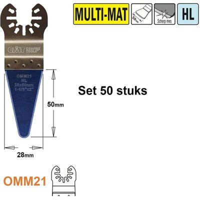 CMT, Kelle + Spachtel, OMM21-x50 HL Gerade Spachtel/ Schaber 28 mm 50 Stück (2.80 cm) CMT, Kelle + Spachtel, OMM21-x50 HL Gerade Spachtel/ Schaber 28 mm 50 Stück (2.80 cm)